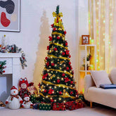 Árvore de Natal Montagem Rápida 1,80m com Luz Integrada