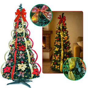 Árvore de Natal Montagem Rápida 1,80m com Luz Integrada