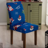 Kit 4 Capas de Cadeira Decorativa Natalina