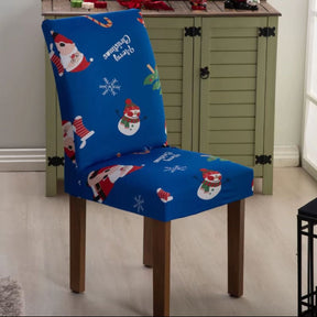 Kit 4 Capas de Cadeira Decorativa Natalina