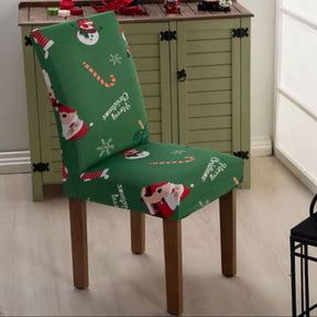 Kit 4 Capas de Cadeira Decorativa Natalina
